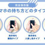 スマホの持ち方はどのタイプ？腱鞘炎で痛みに悩まない方法とは？